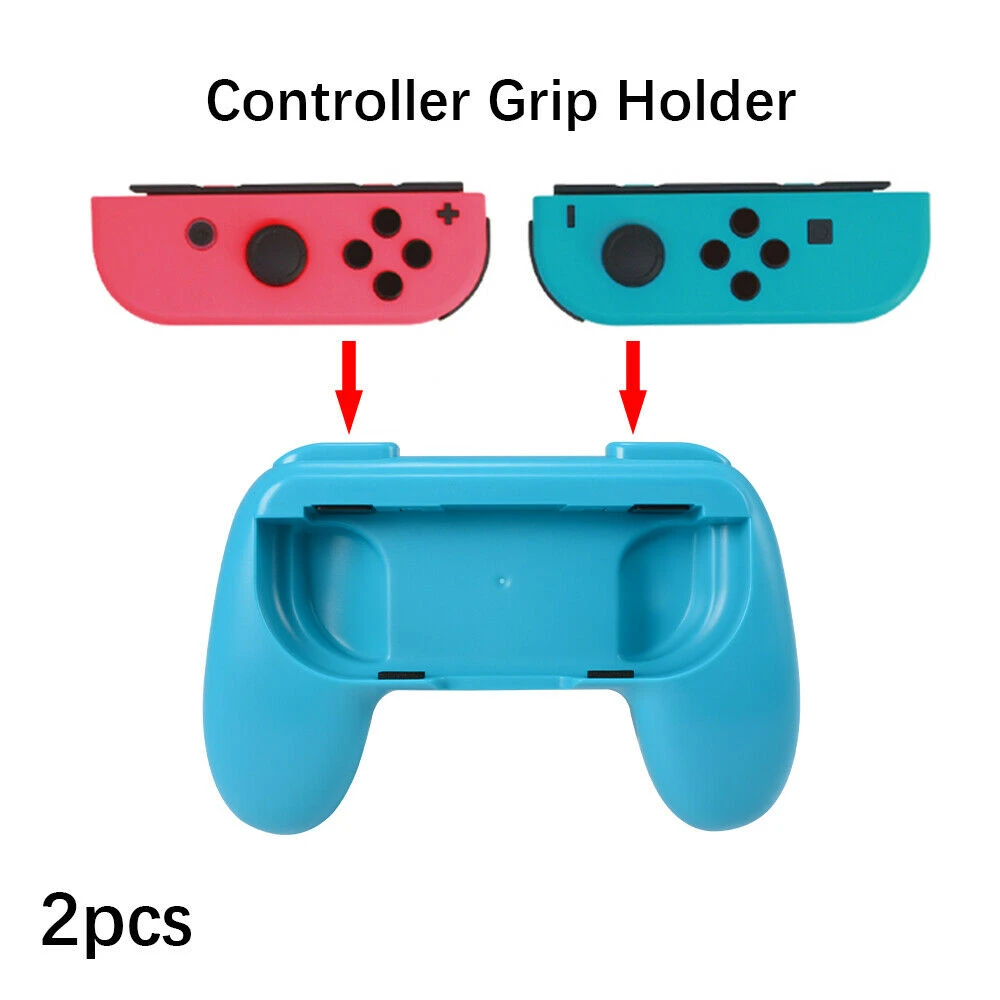 Vista lateral de grips para controladores Nintendo Switch Joy-Con