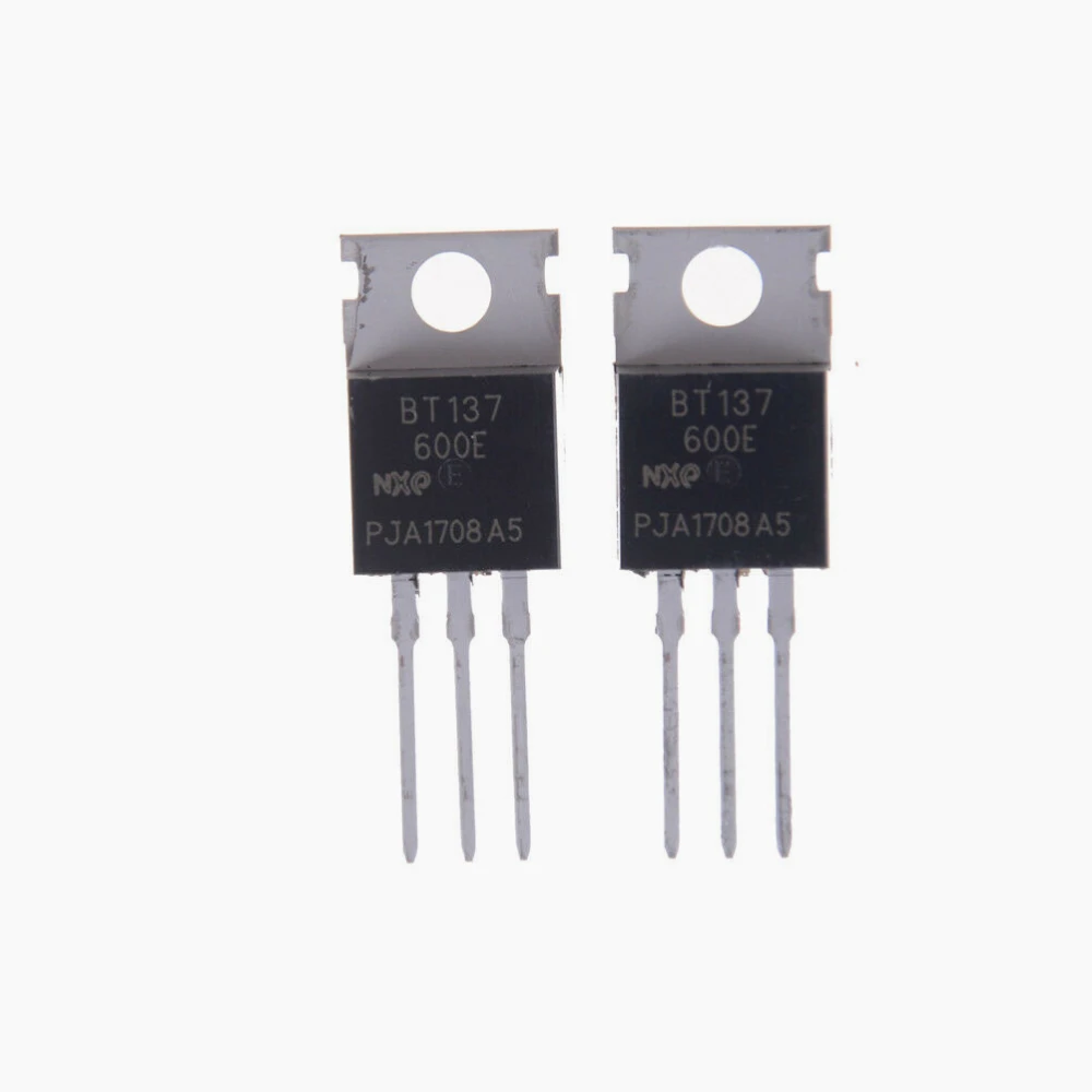 5 tk BT137-600E triac 8A 600V pakk juhtimiseks ja lülitamiseks
