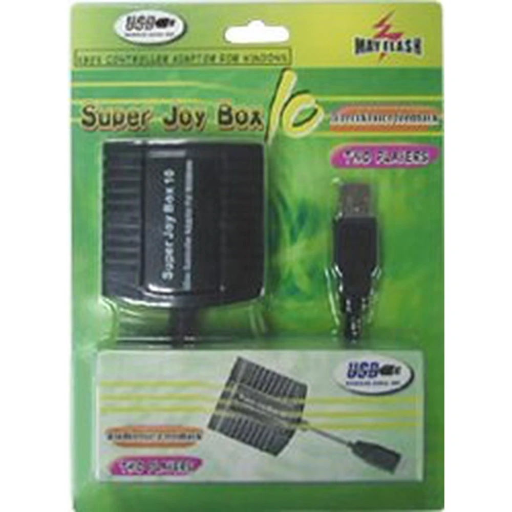 Xboxi 2 pulti adapter PC-le (SUPER Joy Box 10) täieliku seadistusega