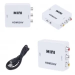 HDMI-RCA adapter - HDMI signaali AV-ks NTSC/PAL Satkit