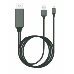 Lightning-HDMI adapter iPhone'ile - iOS-iga ühilduv Apple HDTV kaabel