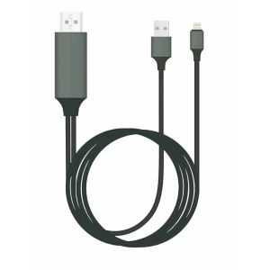 Lightning-HDMI adapter iPhone'ile - iOS-iga ühilduv Apple HDTV kaabel