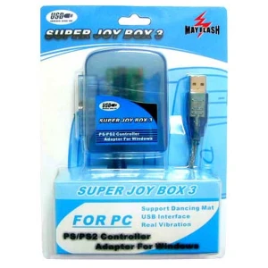 Mayflash Super Joy Box Pro 3 PS2 kontrolleri adapter USB-ga