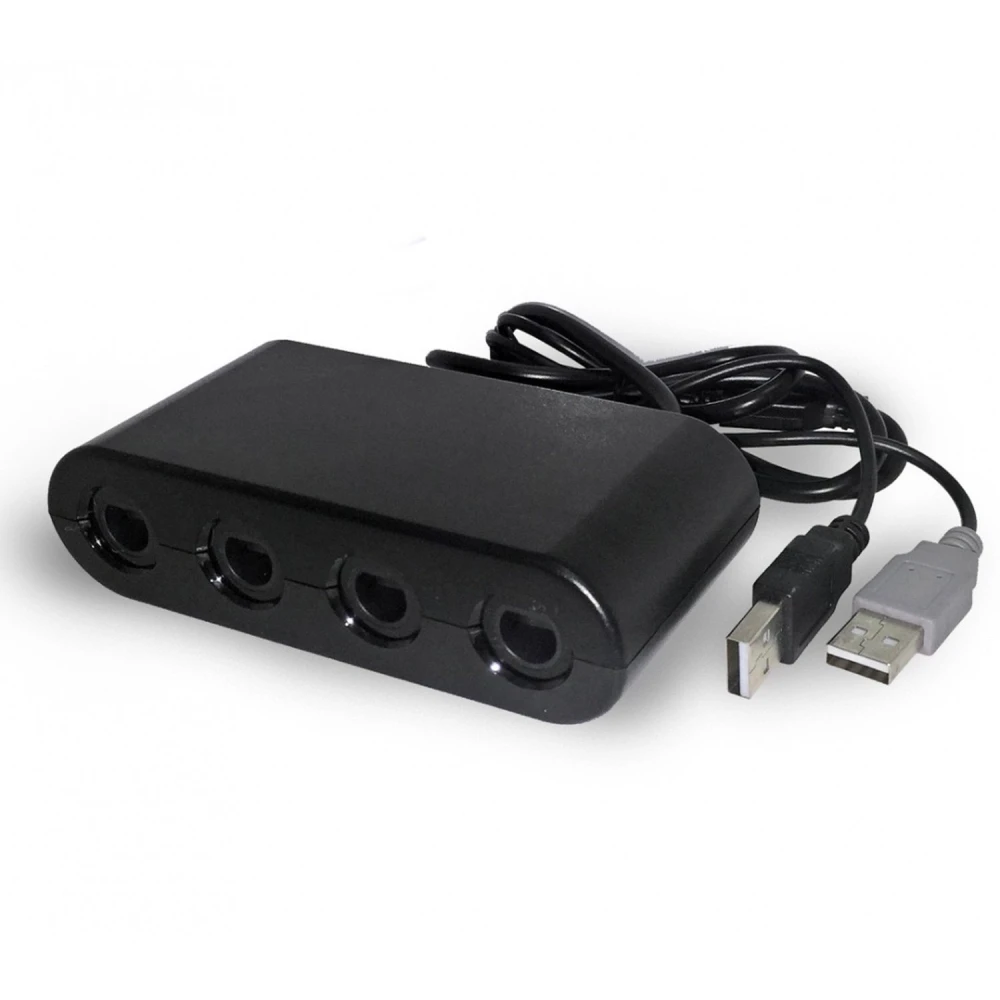 GameCube kontrolleri adapter Nintendo Wii U-le ja PC-le, ühilduv Super Smash Brosiga