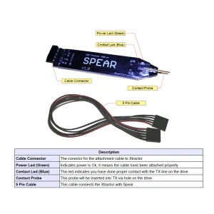 Spear adapter 360 Xtractorile: Liteon võtmete lugemine ilma jootmiseta