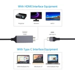 USB-C HDMI adapter konverter HDTV 4K ühilduv