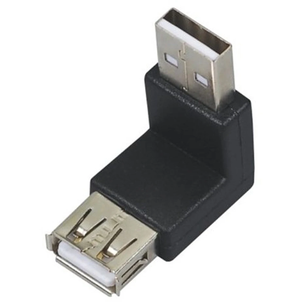 USB A isane USB A emane 90° adapter kompaktseks ühenduseks