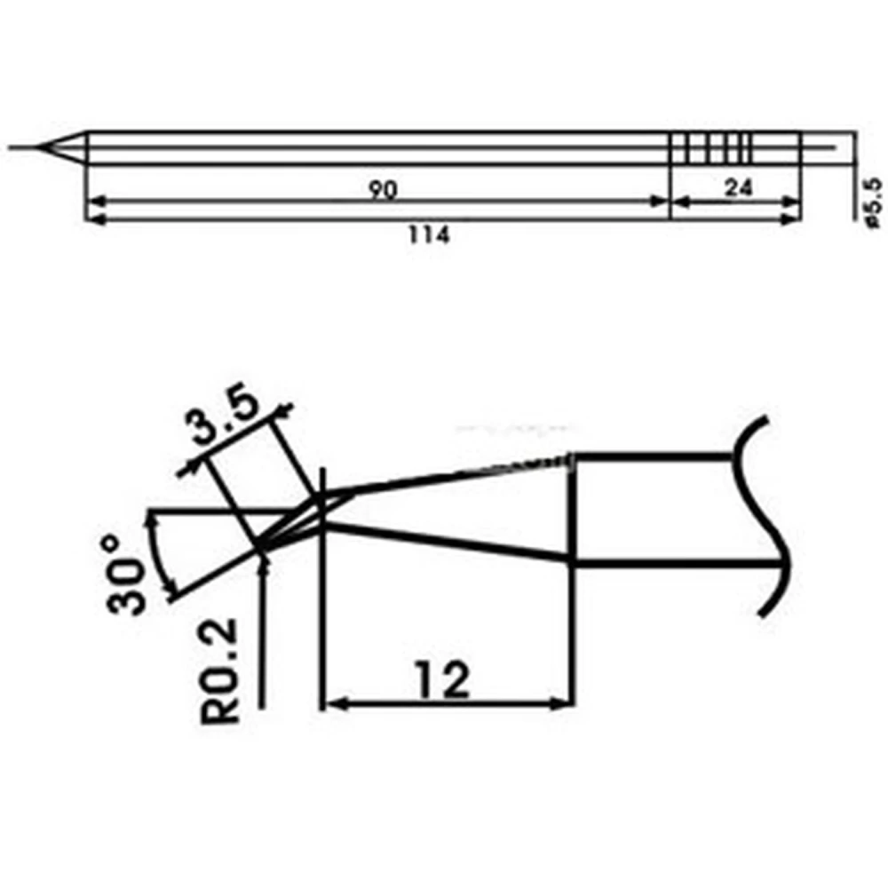 Aoyue LF-02J jootekolvi otsik koos takistiga jootmisjaamadele