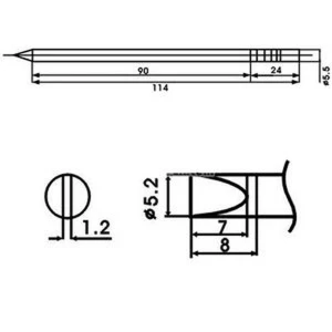 Aoyue LF-52D jootekolvi otsik koos takistiga jootmisjaamadele