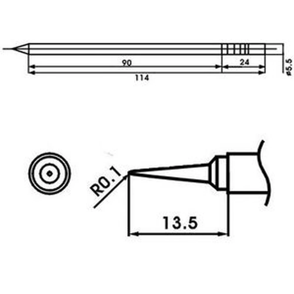 Aoyue LF-LI jootekolvi otsik koos takistiga - originaalvaruosa