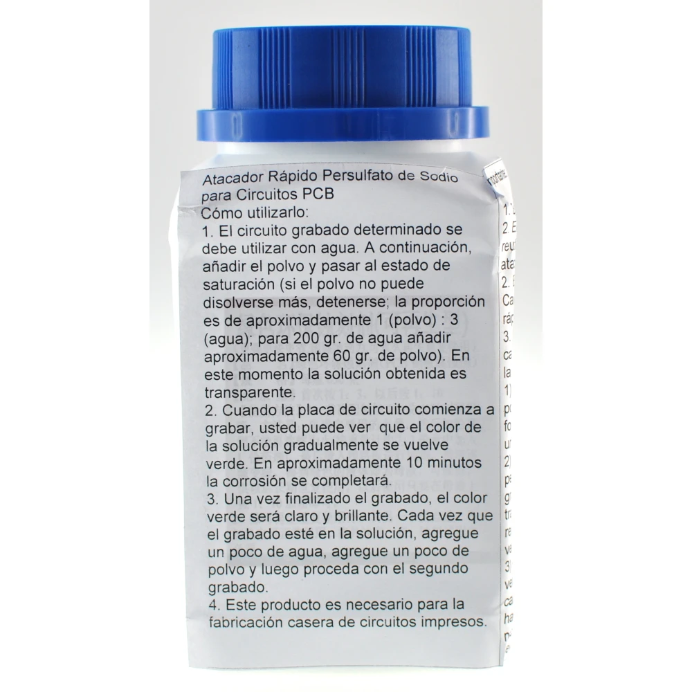 Kiirsöövitaja naatriumpersulfaat PCB-plaatidele 600gr