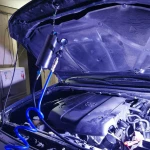 AUTOOL C100 bensiinisissepritse puhasti adapteritega autole