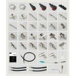 AUTOOL C100 bensiinisissepritse puhasti adapteritega autole