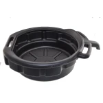 Bandeja recogedora de aceite 10 litros negra con asas y boquilla para vaciado