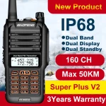 Baofeng UV9R Plus pikamaa walkie-talkie 160 kanaliga VHF/UHF