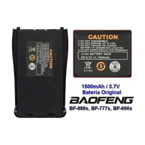Baofeng BF-888S ühilduv aku 1500mAh 3,7V raadiosaatjatele