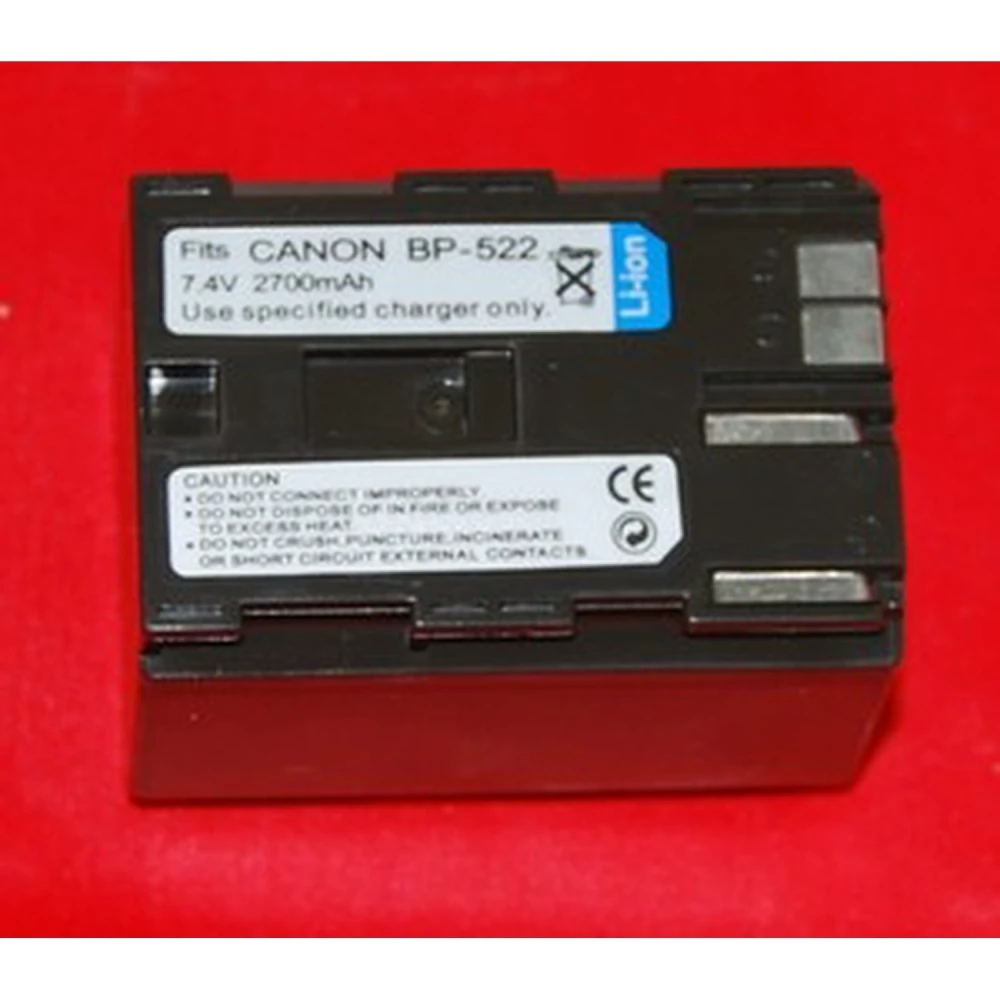 Canon BP-522 ühilduv aku 7,4V 2700mAh Canon kaameratele