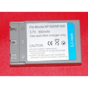 Minolta NP500 ja NP600 ühilduv aku - Li-Ion 3.7V 850mAh