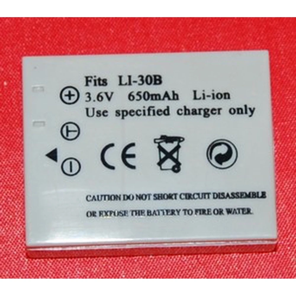 Olympus LI-30B ühilduv aku Olympus digikaameratele