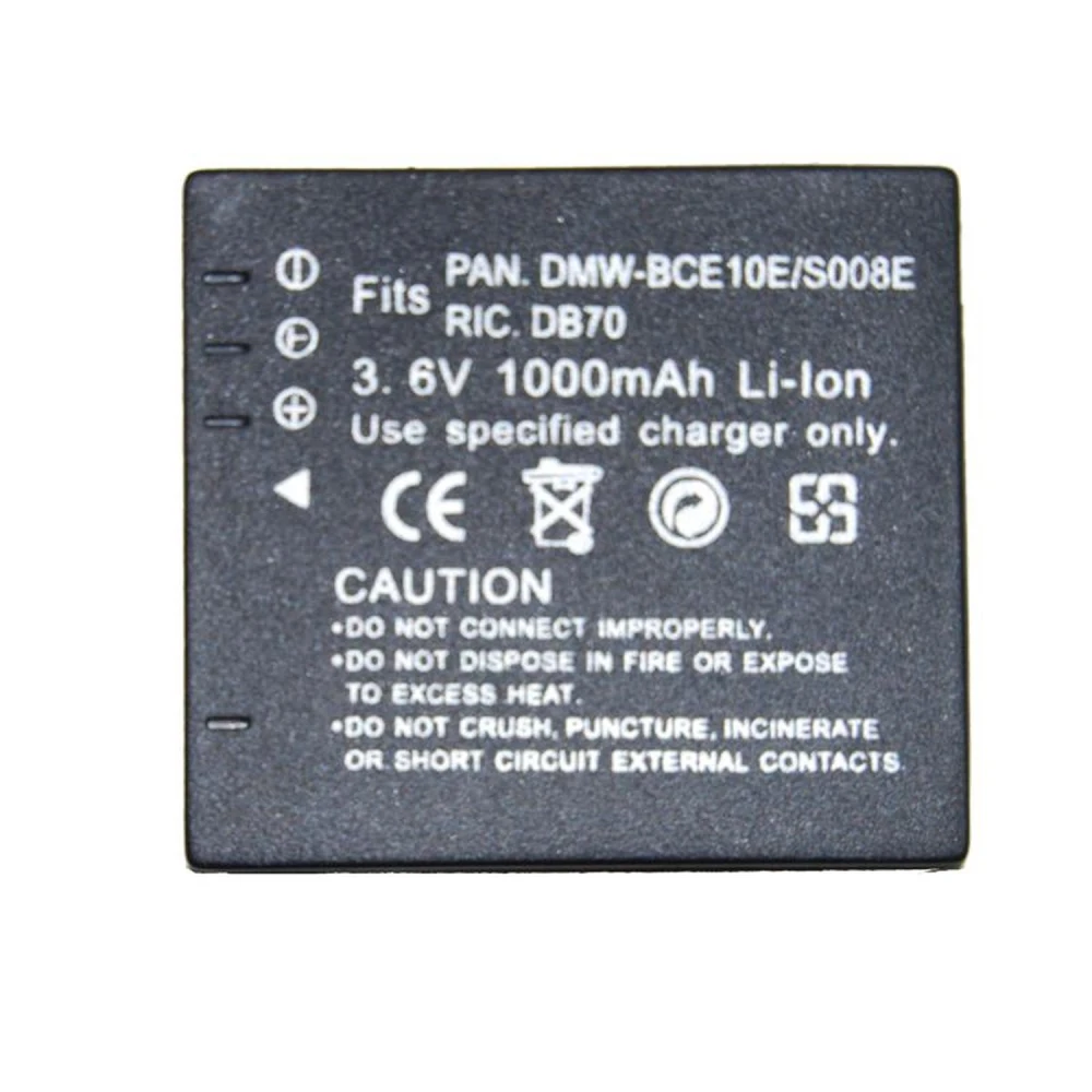 Panasonic CGA-008E/BCE10E ühilduv aku Panasonic digikaameratele