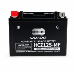 Mootorratta aku AGM 12V 11.2Ah OUTDO HCZ12S-MF - Sobib Yuasa YTZ12S(-BS) / GTZ12S / ETZ12S