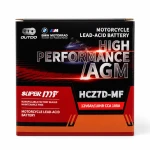 Mootorratta aku AGM 12V 6Ah OUTDO HCZ7D-MF - Ühilduv Yuasa YTZ7S-BS / GTZ7S / ETZ7S