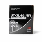 Mootorratta Aku AGM 12V 7Ah OUTDO UTX7L-BS(MF) - Ühilduv Yuasa YTX7L-BS / GTX7L-BS / ETX7L-BS