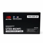 Mootorratta aku AGM 12V 9Ah OUTDO UTX9-BS(MF) - Ühilduv Yuasa YTX9-BS / GTX9-BS / ETX9-BS
