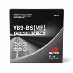 Mootorratta Aku AGM 12V 9Ah OUTDO YB9-BS(MF) - Sobib Yuasa YB9-B / GS GM9Z-3B-1 / GS YB9-B / 12N9-4B-1 (flooded)