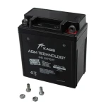 Mootorratta aku YB3L-B geel 12V 3Ah Yamaha ja sobivatele mudelitele