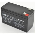 Batería plomo recargable 12V 7Ah SY7-12 con conectores Faston