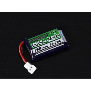 JD-385 drooni aku Turnigy Nano-Tech 260mAh 1S 3.7V JXD droonidele
