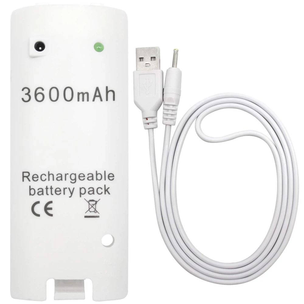 3600mAh laetav aku Wii pultidele - võimsus ja kestvus