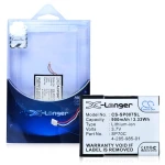 Sony PSP E1004 aku 900 mAh must, sobib PSP Street E1000, E1002, E1008