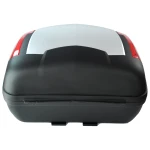 Mootorratta topcase 46 liitrit universaalne hõbedane - XXL kohver lukuga