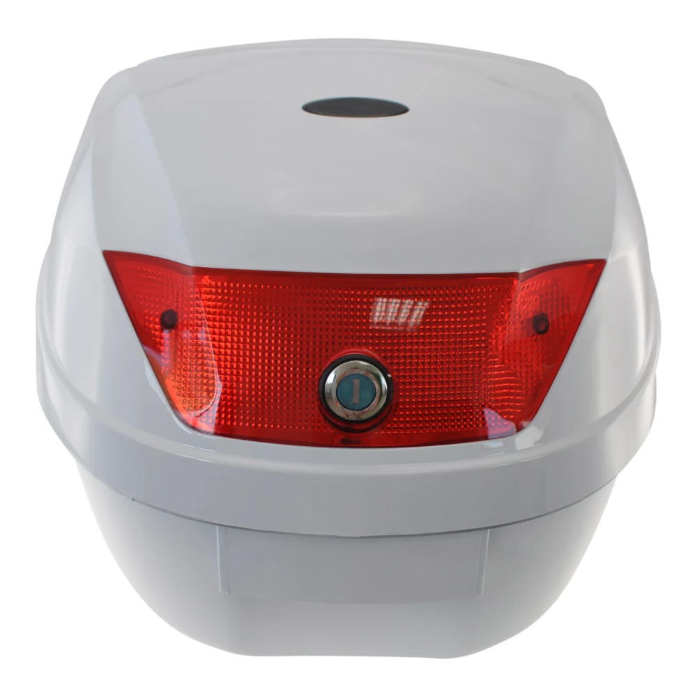 Universaalne mootorratta top case 28L valge - kiivrikohver 1 kiivrile