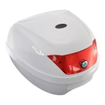 Universaalne mootorratta top case 28L valge - kiivrikohver 1 kiivrile