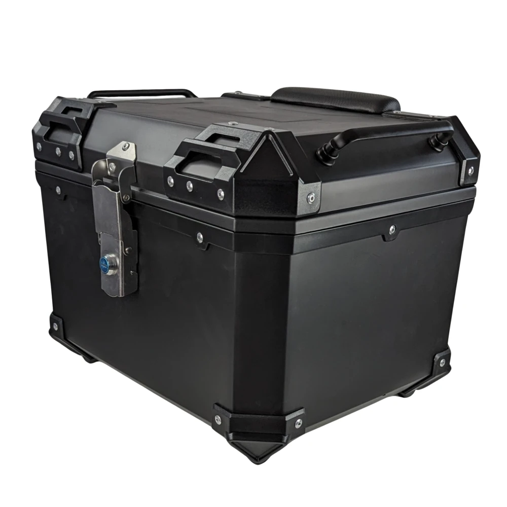 Maleta portacascos moto 45 litros con placa de montaje incluida