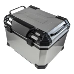 Universaalne mootorratta topcase 45L hõbedane - kandekast 1 kiivrile