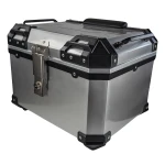 Universaalne mootorratta topcase 45L hõbedane - kandekast 1 kiivrile