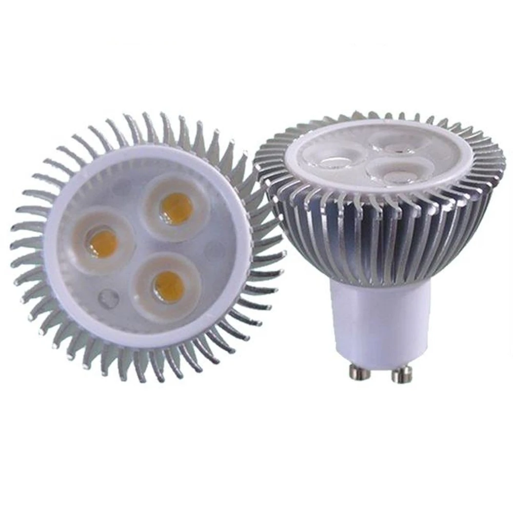 GU10 LED pirn 3W 6500K erevalge valgusega