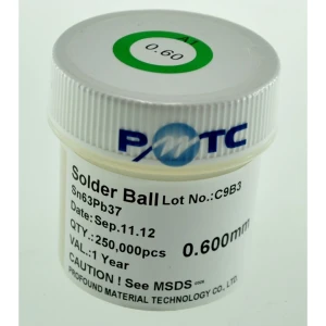 Tin solder balls with lead 0,45mm 250.000 pcs for BGA soldering