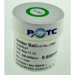 Tin solder balls with lead 0,6mm 250.000 pcs for soldering
