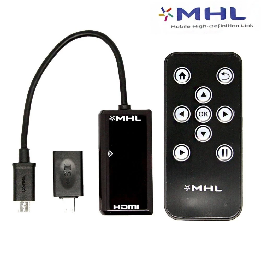 MHL-HDMI adapterkaabel puldiga Galaxy S2, S3, S4, S5, Note 2 ja HTC One