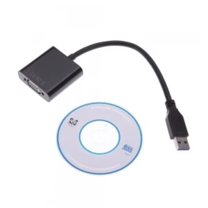 USB 3.0–VGA adapterkaabel monitorile 1080p - satkit