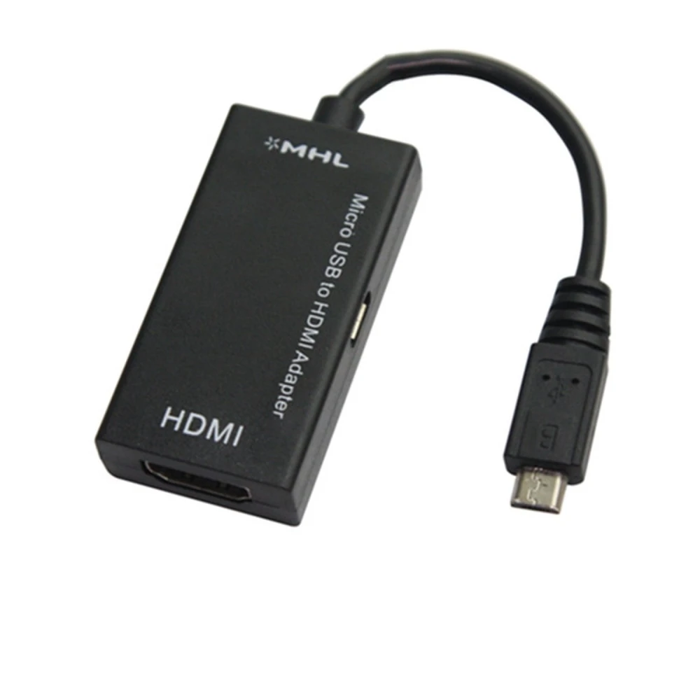 MHL microUSB-HDMI kaabel mobiili ühendamiseks teleriga, heli ja HD-videoga