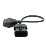 Opeliga ühilduv OBD1–OBD2 kaabel – 10Pin 16Pin diagnostikaadapter