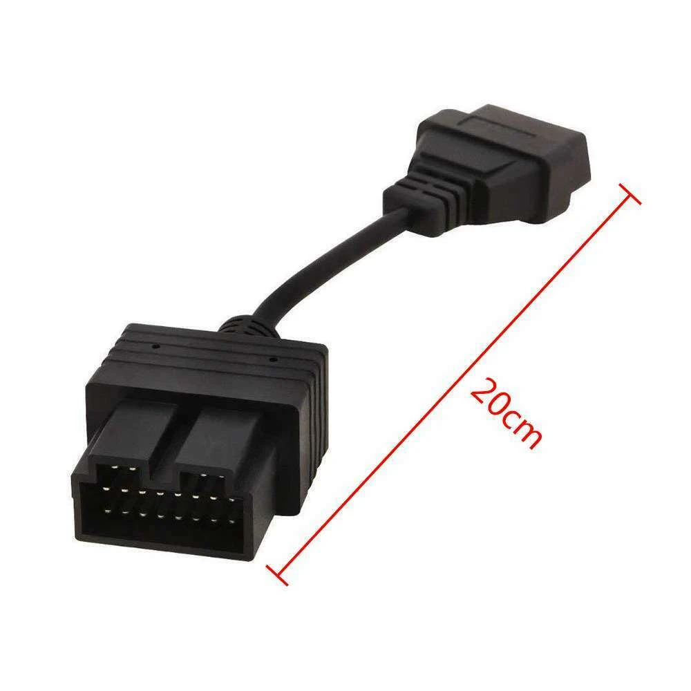 Kia OBD1–OBD2 kaabel: 20Pin–16Pin diagnostikaadapter KIA-le