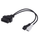 OBD2 2x2–16 pin kaabel VW Audi Seat Skoda VAG adapter