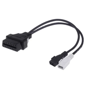 OBD2 2x2–16 pin kaabel VW Audi Seat Skoda VAG adapter